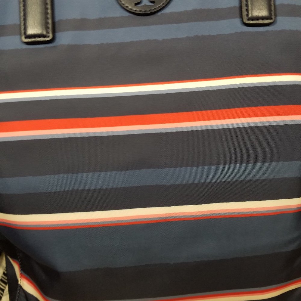 Ella Tory Burch Nylon Printed Tote Canyon stripe - Picture 3 of 16